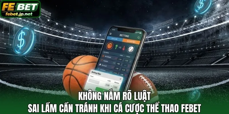 Không nắm rõ luật - Sai lầm cần tránh khi cá cược thể thao Febet
