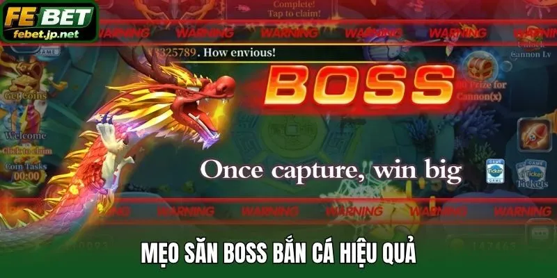 Mẹo săn boss bắn cá hiệu quả